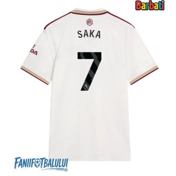 Arsenal Bukayo Saka #7 Tricou Fotbal Replică 2025-26 Barbati Treilea